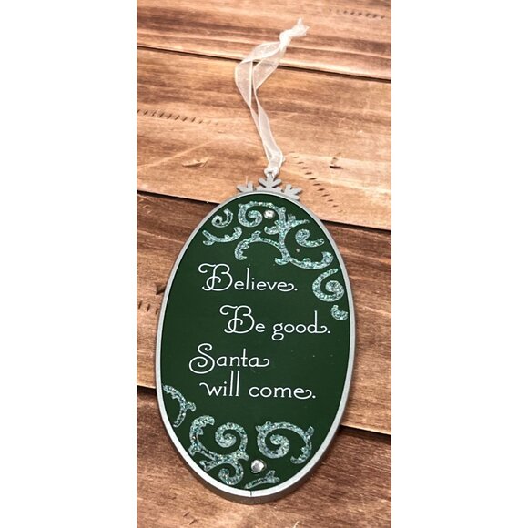 2010 HALLMARK KEEPSAKE ORNAMENT QXG3533 BELIEVE IN SANTA BY JULIE FORSYTH - Picture 6 of 10